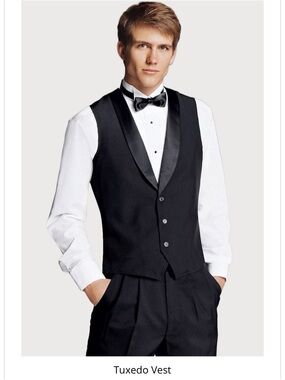 Stage Accents Men's Tuxedo Vest (SKU
8471) in a size XL.